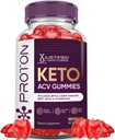 Justified Laboratories Proton Protein Keto ACV Gummies 고급 공식 1000MG Proton Keto Gummies Apple Cider Vinegar Boost Pomegranate Beet Juice Powder B12 Vegan Non GMO 60 거미