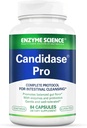 Enzyme Science Candidase Pro - enzim distribusi dengan progitive Design untuk Candida Cleanse dan Detox Dukungan untuk Perempuan dan untuk Kesehatan Gut - Enzimas Digestivas - 84 Capsules