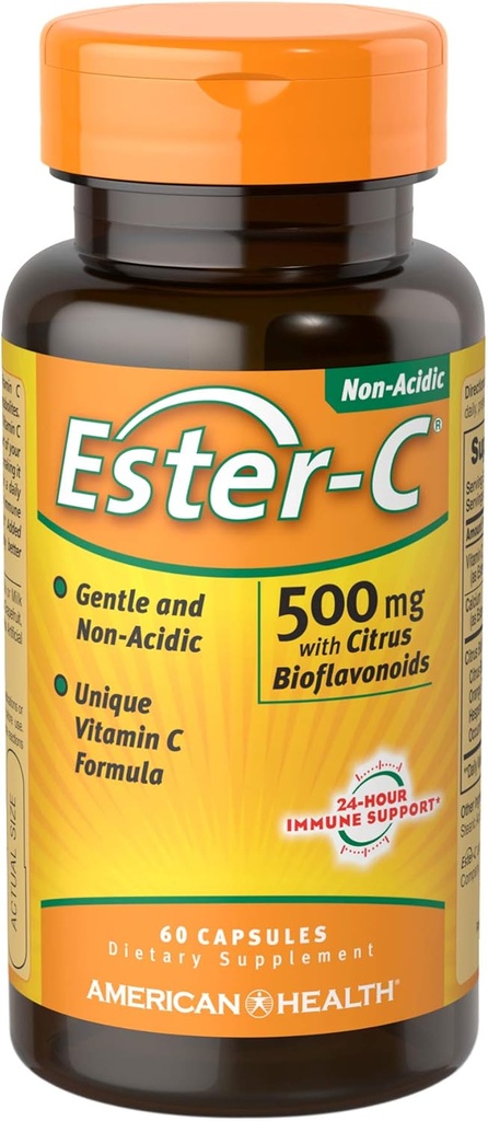 Ester- C 500 mg su Citrus Bioflavonoids American Health Products 60 VCaps