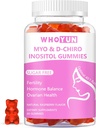 Inositol Gummies Sugar Free, Myo-Inositol & D-Chiro Inositoli 40:1 Ratio täydentää naisten, hedelmällisyys, Hormonitasapaino, Munasarjojen terveys, 60