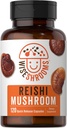 Carlyle Reishi perretxiko-kapsulak atera | 5000mg | 120 Count | Non-GMO & Gluten Free Supplement | by Wiseshrooms