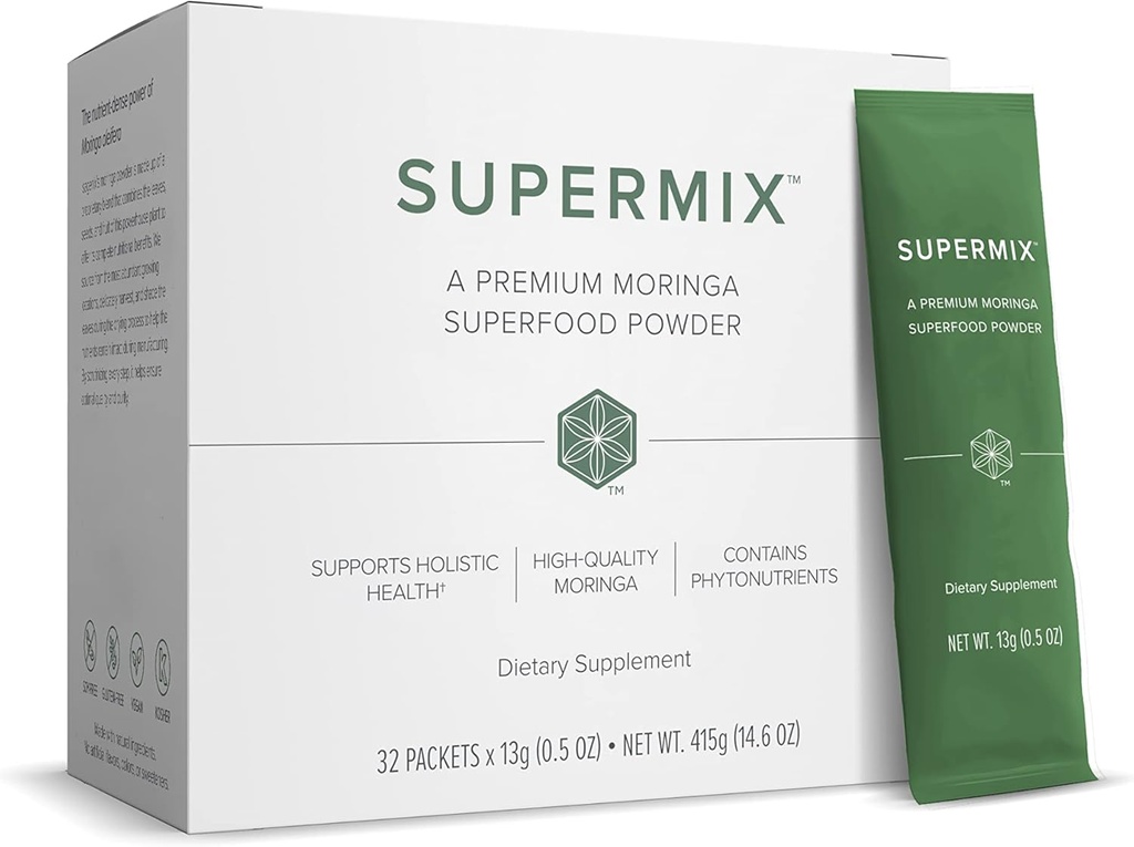 Zija SuperMix Moringa Oliefera Detox Dietní dodatek - 32 Sachets - 1,4 lbs