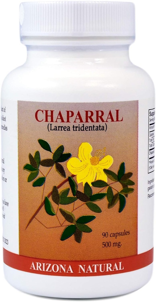 Chaparral (Larrea Tridentata) 500 מ"ג, 90 קפסולות