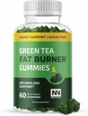 Nobi Nutrition Green Tea Fat Burner Gummies for Weight Loss | Metabolism Boost & Appetite Suppressant with Green Coffee Bean and Garcinia Cambogia