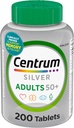 Centrum Silverhöjd Multivitamin per adults 50 Plus, Multivitamin/Multadral suplementaris, vitamina D3, Btaminades, Guten Free, No-GO Ingredients, suport de memòria i cognition en antics - 220 Ct