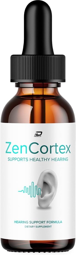 ZenCortex Tinnitus Ear Drops - ZenCortex 24, Zen Cortex Liquid Drops, ZenCortex Reseñas, ZenCortex Drops for Ear Relief (1 Pack - 1 Month Supply)
