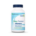 Nutra Biogenesis Sleep Factors, 60 Veggie Capsules | Sleep Aid Supplement for Adults with Melatonin, Magnesium, Valerian Root, GABA & L-Theanine, Sleeping & Rest Support