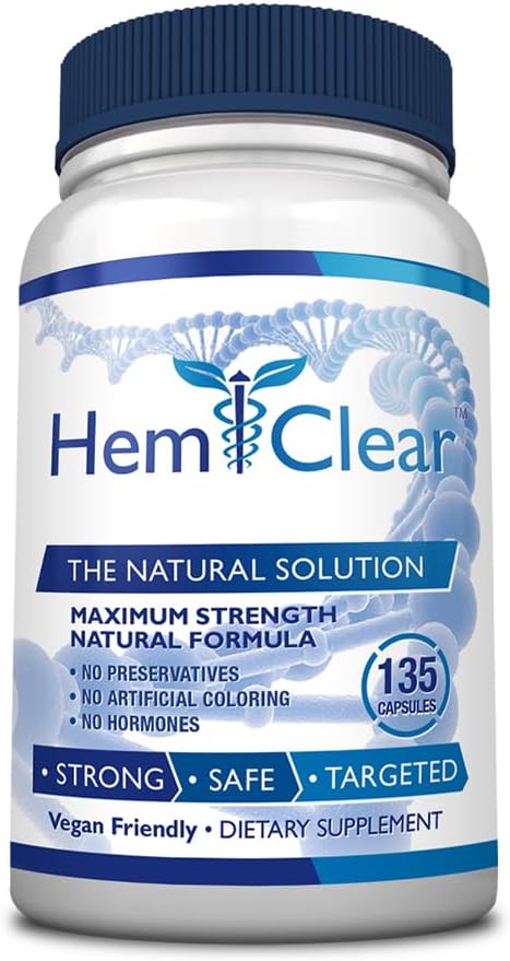 pour les hémorroïdes - Formule Vegan pour le soulagement des hémorroïdes et la santé vasculaire - Concentration maximale - 1 bouteille - 135 capsules