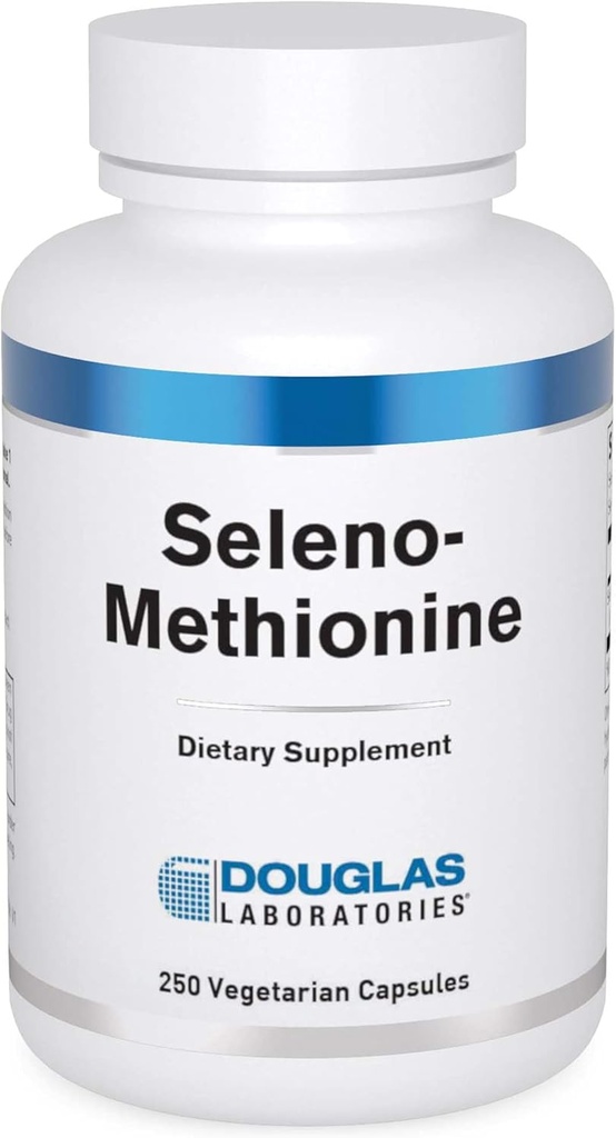 Douglas Laboratories Seleno-Methionine | 200 mcg. Bioavailable Selenium | 250 kapsulak
