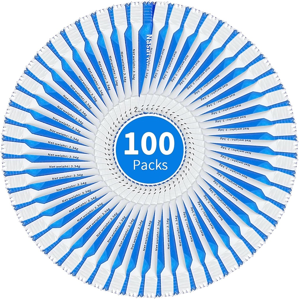 Paket Garam Neti Pot, 100 Paket Saline, Nasal Wash Isi Kit 124; Sinus Rinse Paket untuk Neti Pots 124; Sistem Irrigation Nasal 124; Nasal Rinse 124; Sinus Relief 126; Nose Washing