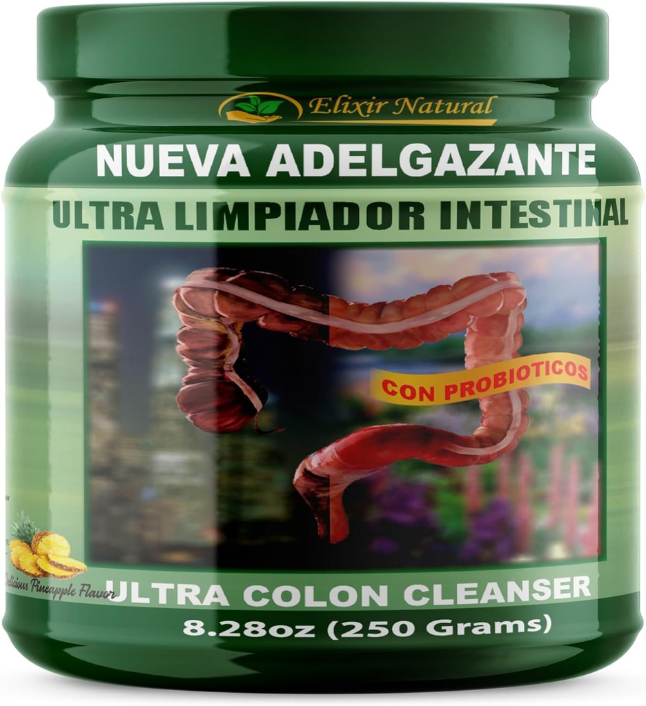Ultra Limpiador Intestinal Ultra Colon Cleanser и Detox с ананасовым клетчаткой 300g