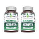 Amazing Formulas Melatonin Supplement | 5 Mg Per Serving | 180 Tablets | Non-GMO | Gluten Free | Made in USA | Pack of 2