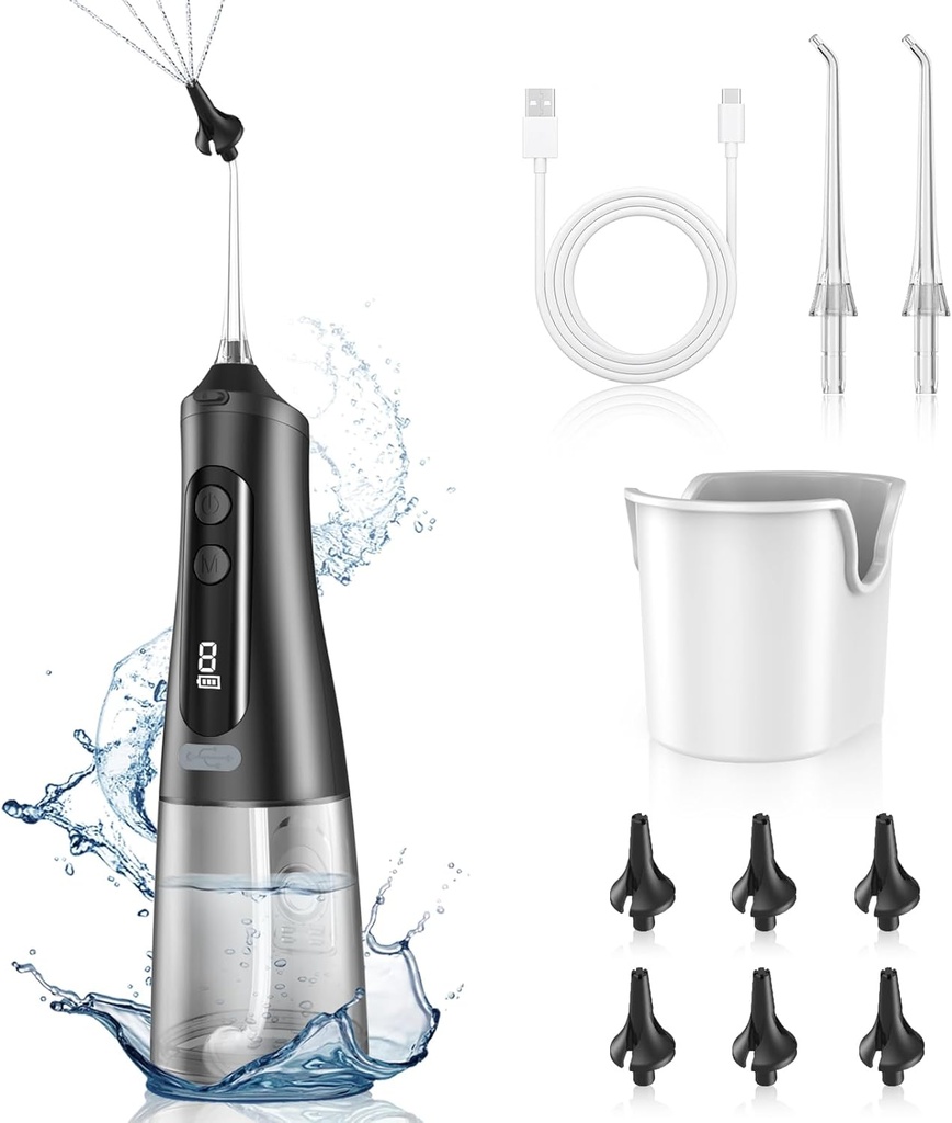 האוזן Wax Removal, Electricאוזן ניקוי Kit עם 4 רמות לחץ, ערכת השקיה יעילה אוזניים עם IPX7 מים עמידים