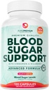 PurePremium Normal Implementació de Blood Sugar suplementari - 20 ingredients actius complexes per ajudar els nivells de Sugar Blood ja a l' abast normal - amb Canyella, Bitter Meloon, Crom, Mulberry - 120ct