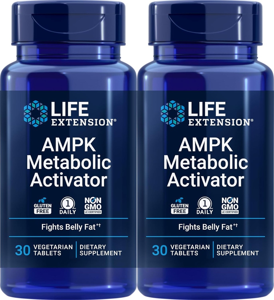 Life Extension AMPK Metabolic Activator 30 Tablets (Opakowanie po 2)