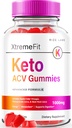 Rize Labs - Xtremefit Keto ACV Gammies for Fecred weight Losts, สูตรขั้นสูง, Apple Cyder Linegar Supplement (60 Gummies)