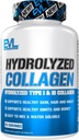 Elution Nutrition Hydrolyzed Collagen - 1400mg Hydrolyzed Typ I & III Collagen - Joint + Bone Support - Koža + Vlasy + nechty Supplement - Keto + Paleo - 30 Servings