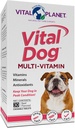 Planeta vital - Vital Gos Multitaminable Chewwit suplementari per a cada dia Salut amb vitamines, Mines i antiodiants per als Dogs - 30 Beef Flavored Chewables Taulats