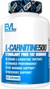EVL L-Carnitin Ergänzung für Gewichtsverlust Unterstützung - L carnitine 500mg Diät Pillen für Weight Loss Lean Muskelwachstum und Fettverbrennung Unterstützung mit stabilen freien L Tartrate - 120 Portionen