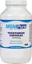 KALA HEALTH MSMPure MSM Capsule Vegetariani – 1.000 mg MSM USA-Made per Capsule per Salute Giunta, Aspetto della Pelle, Supporto per Capelli e Unghie – 250 Conte, Zolfo Organico
