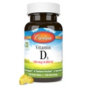 Carlson Labs Vitamin D 4000 IU Mineral Supplement Softgels, 120 Count