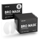 BRO MASK Under Eye Patches for Men Skin Care | Cooling Eye Masks for Dark Circles and Puffiness, Anti Aging Hydrogel Pads with Bakuchiol, cafeína e Niacinamide, Eye Bags Treatment for Men (6 pares)