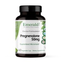 EMERALD LABS Pregnenolone 50mg - Premium Wellness Supplement to Help Brain Health, Immune Support & Hormonal Balance - Gluten-Free - 60 Vegetable Capsules (30-Day Supply)