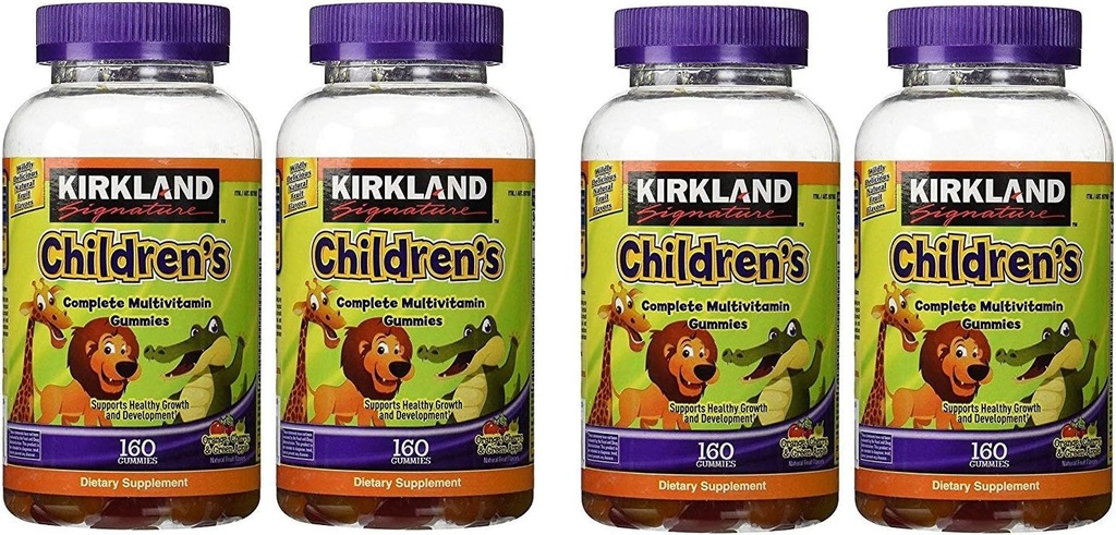 Kirkland Signature Kompletna multiwitamina dla dzieci, 320 Gummies (2 opakowania)