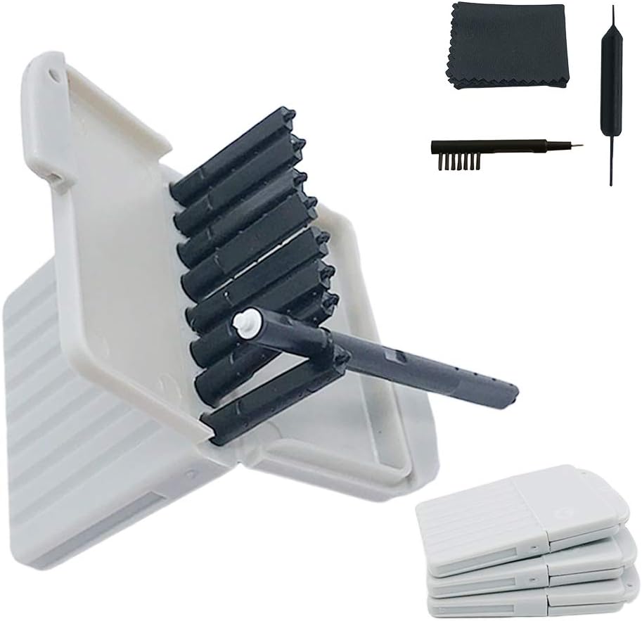 Kuulmisabi vahakaitsefiltrid Cerumen Stop Wax Traps Phonak, Unitron, Widex Kuulmisabivahendid Puhastuspintsliga tööriistad ja kandekott - 3Packs / 24 Filterid