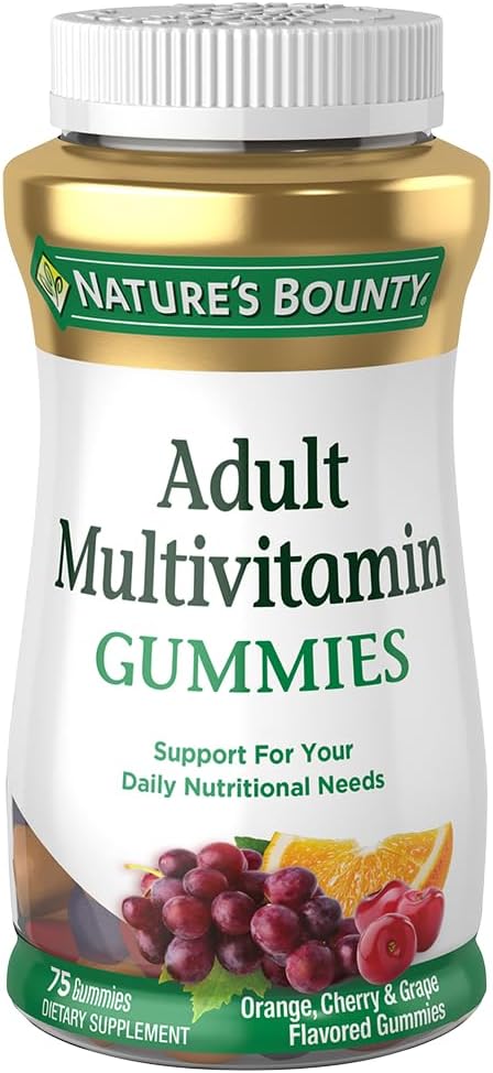 Nature 's Bounty Dewasa Multivitamin Gummies 75 Masing-masing