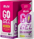 BARE PERFORMANCE NUTRITION, BPN Go Gel Endurance, 24g of Carbohydrates " 100 Calories per Pack, Vegan + Gluten Free Running Gel, 10 single-Serving Packs, Caffeinated Mixed Berry