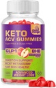 Keto ACV Gumies for Advanced Weight Loss - Lepidlo a bez cukru jablko Cider Ocogar Rýchly spaľovač tukov Diéta Supplement for Women Men - 60 Gumies (1000MG)