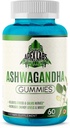 Ashwagandha Gummies - 60 grāvis - Jauktas Berry, KSM-66, Vegan, Augu bāzes, Ne-GMO, Bez lipekļa un Želatīns bez relaksācijas