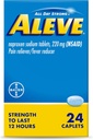 Aleve Pain Relief Naproxen Sodium Caplets 24