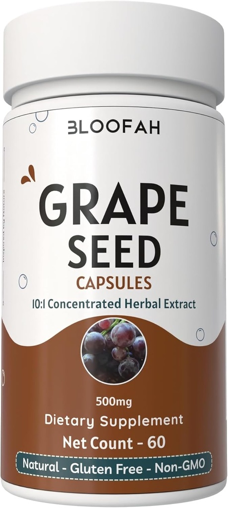 Hạt giống Grape Capsules 500mg 10:1 tập trung vào việc khai thác khoáng chất tự nhiên