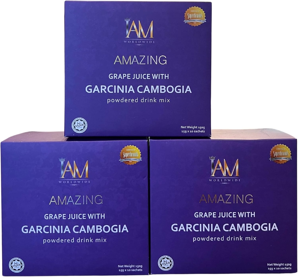 Garcinia Cambogia | Fantastisk Grape Juice Drink | 3 lådor