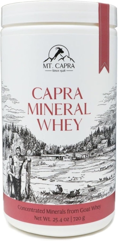 Math. Capra MinelWheyz Al menjar sencer, mineal/Electrolyte Powder suplementari des de Goat Milk Whey, Rich a Potassari, alcalzing 28 Servings - 25.4 oz