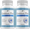 Quietum Plus Brain Supplement 캡슐 - 향상된 메모리 및 초점 알약, QuietumPlus 지원 및 리뷰 (2 팩 - 120 캡슐)에 대한 모든 자연 최대 강도 공식