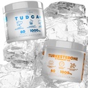 Peak Revival-X TUDCA+ 1000mg Bile Salt Supplement for Liver Support + Turkesterone & Tongkat Ali 1000mg Increase Stamina (60 Capsules)