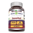 Amazing Formulas Inositol 1000mg Supplement | Tablets | Non-GMO | Gluten-Free | Made in USA (1 Pack, 60 Count)