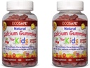 Korallkaltsium D3-vitamiini lapsed Gummy, looduslik kirsi maitse, non GMO, gluteenivaba, piimavaba, sojavaba ja želatiin vaba - 300 mg kaltsiumi ja 800 RÜ vitamiini D3-60 Gummies (1 pakend)