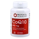 PROTOCOL FOR LIFE BALANCE CoQ10 400mg - with Vitamin E & Soy Lecithin - CoQ10 Supplement - Halal & Egg Free - 60 Softgels