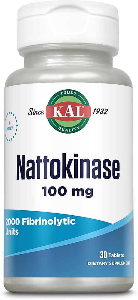 קאל 100 Mg Nattokinase Tablet, 30 Count