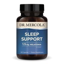 Dr. Mercola Sleep Support with Melatonin - Supports Restful Sleep & Relaxation - Melatonin with L-Theanine, 5-HTP, GABA - 30 Capsules - 1.5 mg