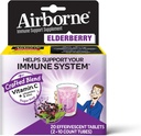 Aerotrable Elderberberry Extreu + Vitamina C 1000mmg (per Servint) - Taulascent (20 Count en una caixa), suport lliure Guten Imne, amb vitamines A C, Zinc, Selenium, Sugar Free