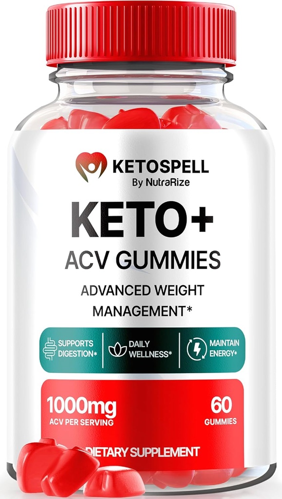 Keto 拼写 ACV Gummys, KetoSpell Keto ACV 语言语言学主题 语言学主题 高级重量损失公式,所有天然苹果苹果苹果苹果苹果酒Vinegar 1000MG,KetoSpell Keto + ACV 补充,Gomitas Reviews (60 Gummys)