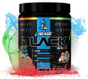 eFlow Nutrition Enrage Black High Stimulant Pre Workout Dodatek - Předcvičení prášek na zvýšení energie, čerpadla a sílu - 4 Flavors (30 Služeb) (Sour Gummy)