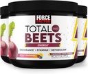 FORCE FACTOR Total Beets Energy Drink Mix 3- Pack, Superfood Beet Root Powder, Nitrates to Boost Energy, Support Circing, Blood Flow, Nitric Oxide and Stamina, Heart Health Supplement, 90 Servings