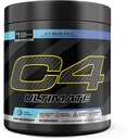 Cellucor C4 Ultimate Pre Workout pulver ICY Blå Razz - sukker gratis preworkout energi Supplement for menn og kvinner - 300 mg kaffe + 3,2 g Beta Alanine + 2 patenterte kreatiner - 20 serveringer